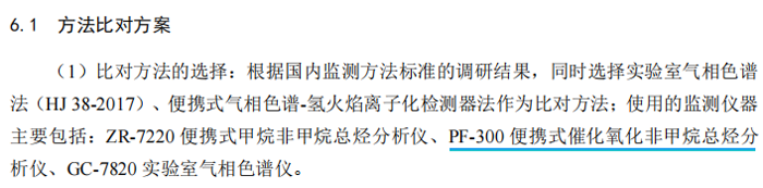 《固定污染源廢氣總烴、甲烷和非甲烷總烴的測(cè)定便攜式催化氧化-氫火焰離子化檢測(cè)器法》